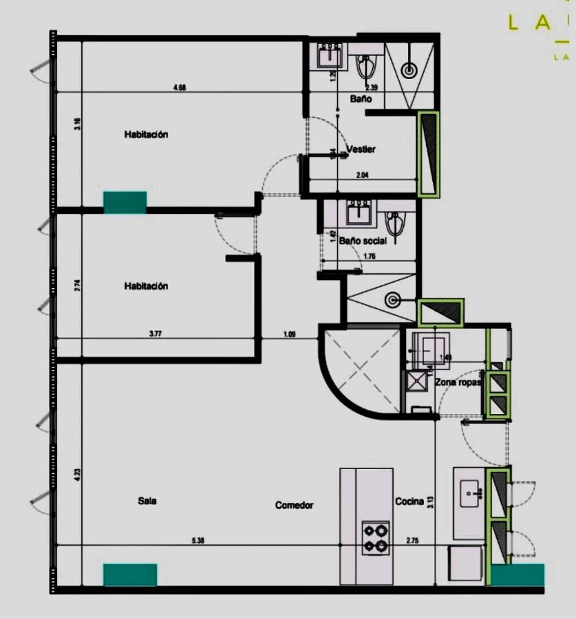 Apartment Lauret En Laureles *